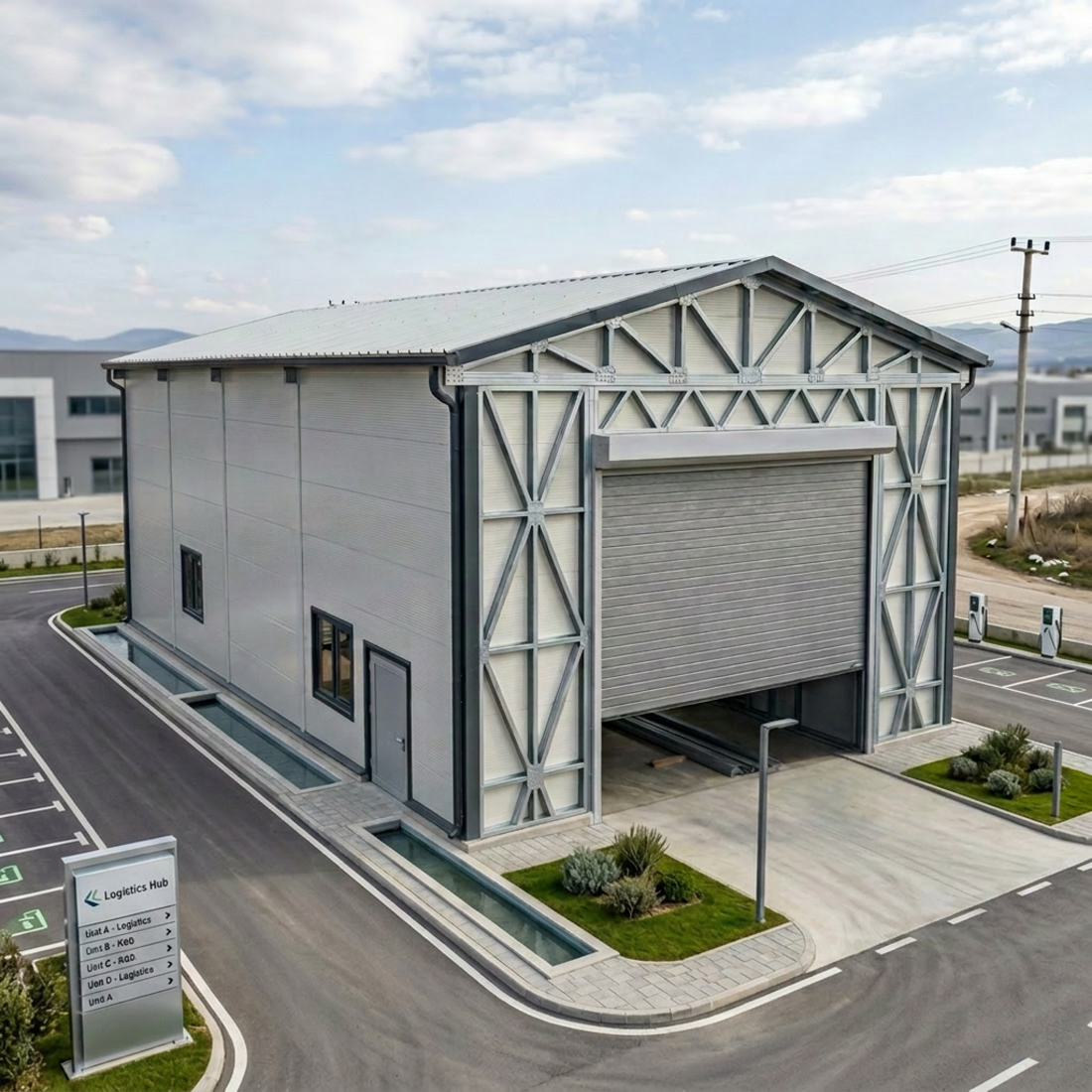 Depo ve hangar yapı sahası