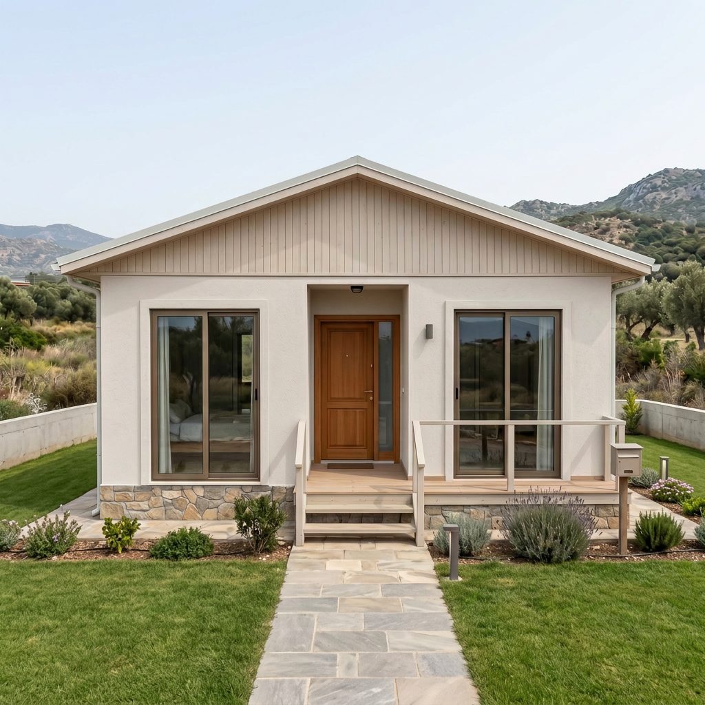 80 m² tek katlı hafif çelik villa